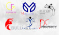 do negative space logo modification and graphic editing
