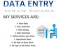 convert word to pdf, image to pdf, excel work, data entry copy paste