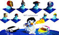 make characters, items, collectibles nft, in voxel art