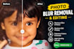 edit manipulate retouch and clear blur images in 30 minutes