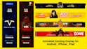 create 3d animated gaming overlay