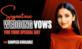 write the perfect wedding vows for your perfect day