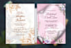 design modern wedding invitation card, birthday invitation