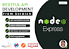 build the restful API with node js and mysql