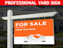 design professional yard sign