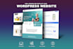 develop responsive wordpress website design or blog website, web design