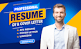 build resume, CV for IT, healthcare, nursing, tech sales, project management