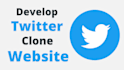 build twitter clone website with all features