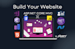 fix , develop an asp dot net core mvc and dot net core api project