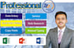 do excel data entry, web research and web scraping