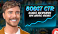 design high CTR youtube thumbnails