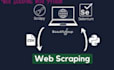 do web scraping,   data extraction and data mining with python