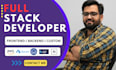 be your full stack web developer and build a custom website, frontend or backend
