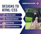 convert design to HTML and CSS