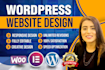 design responsive wordpress website or landing page