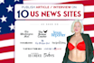 publish article or interview on 10 us news sites