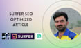 write surfer SEO optimized stellar article to rank on google