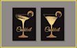 do a stylish cocktail and drink logo illustrations