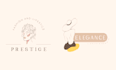 draw an glamorous, elegant line logo design