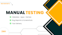 test your website or app and provide bug report