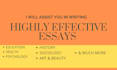 assist you in writing highly effective essays