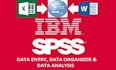 do data entry and data analysis in IBM spss