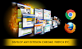 create custom chrome and firefox browser extensions