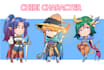 draw your original and dnd character art with my chibi style
