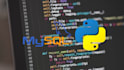 do python and mysql scripts, design database, write queries
