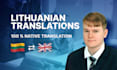 translate english to lithuanian or vice versa