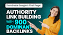do monthly off page SEO service using authority white hat dofollow backlink