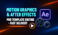do motion graphics and video editing in after effects
