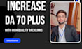 increase domain authority moz da 70 plus