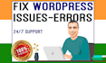 clean malware, fix wordpress error, backup, update and speedup wordpress site