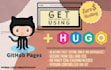 develop a static website using hugo, hosted free on github