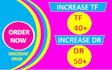 increase majestic trust flow tf 40plus increase tf cf DR