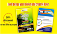 design modern and creative flyer designs