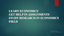 assist you in economics