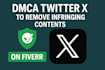 prepare and submit a dmca takedown notice