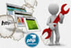 install or write any PHP script on your web server