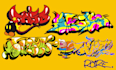 make custom throwup graffiti wild style cool and unique