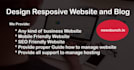 design and develop your website and blog