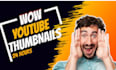 design a trendy thumbnail for your youtube channel