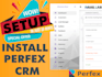 install, setup perfex CRM on your vps,cpanel hosting