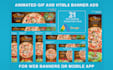 design HTML5 banner ads for google ads, adform, etc
