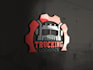 do trucking logistics dispatching transport logo design