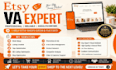 etsy shop manager, virtual assistant, SEO optimization, pod, graphic designer