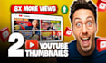 do high CTR youtube thumbnail design with fast delivery