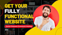 build a fully functional website