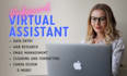 be your professional freelance virtual assistant